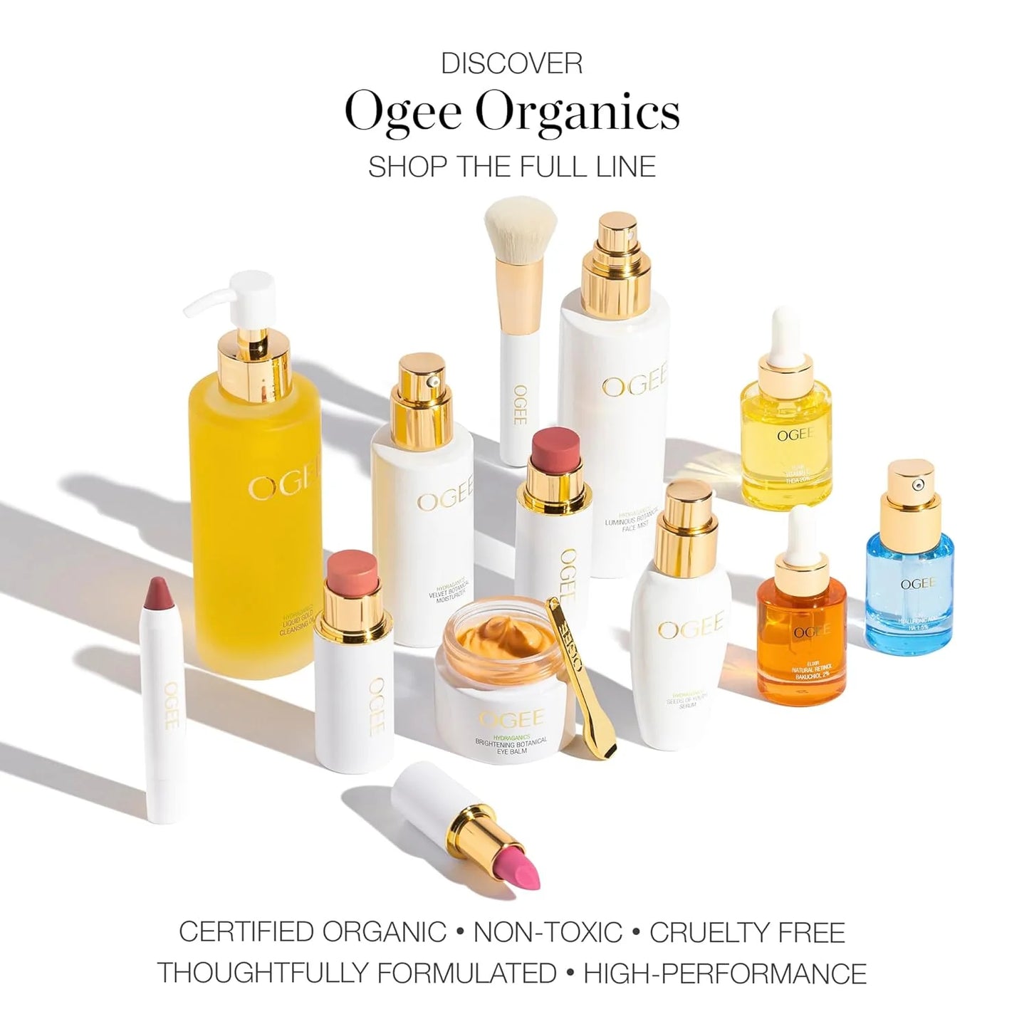 Ogee Sculpted Complexion Foundation Stick (Spruce 12.75N - Deep, Bronze Undertones) - 70% Organic Ingredients