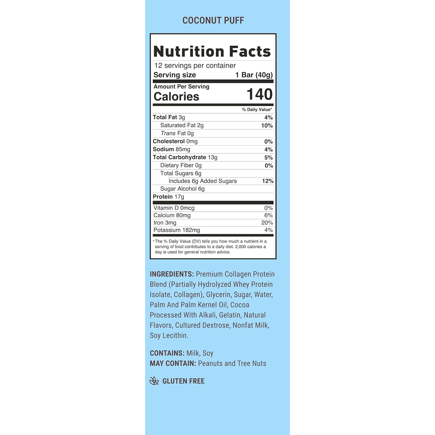 Built Puff Protein Bars - Coconut Marshmallow 12 Pack