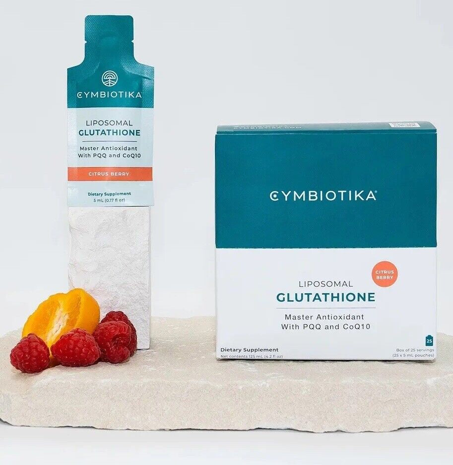 Cymbiotika Liposomal Glutathione with PQQ & Coq10 - 25 Pack