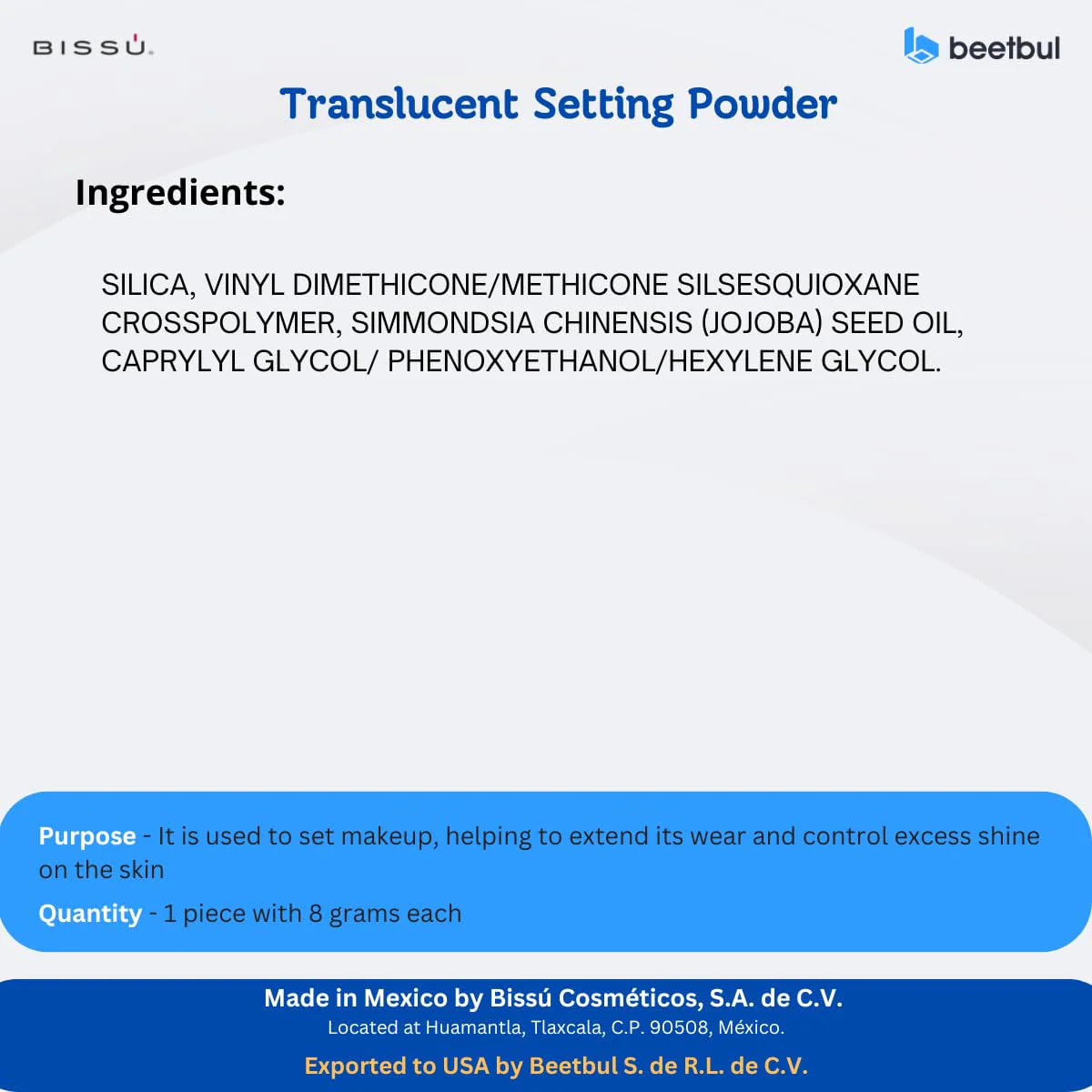 Bissú Translucent Setting Powder