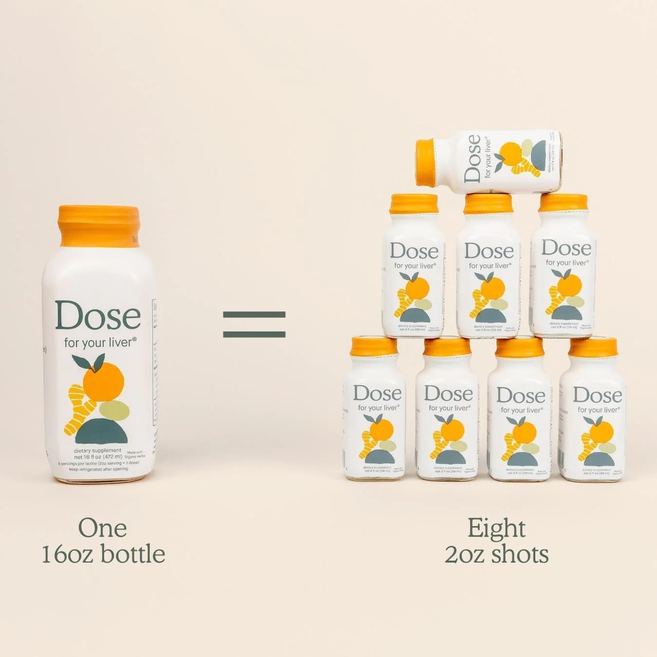 Dose Liver Support Supplement Shot (16 Ounce)