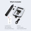 Extendable Selfie Stick Tripod with 9" Dimmable LED Light & Bluetooth Remote 