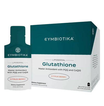 Cymbiotika Liposomal Glutathione with PQQ & Coq10 - 25 Pack