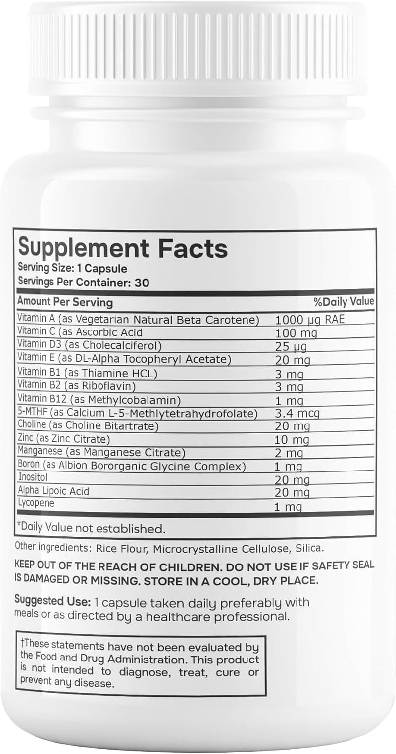 Methylated Multivitamin Complex L Methylfolate