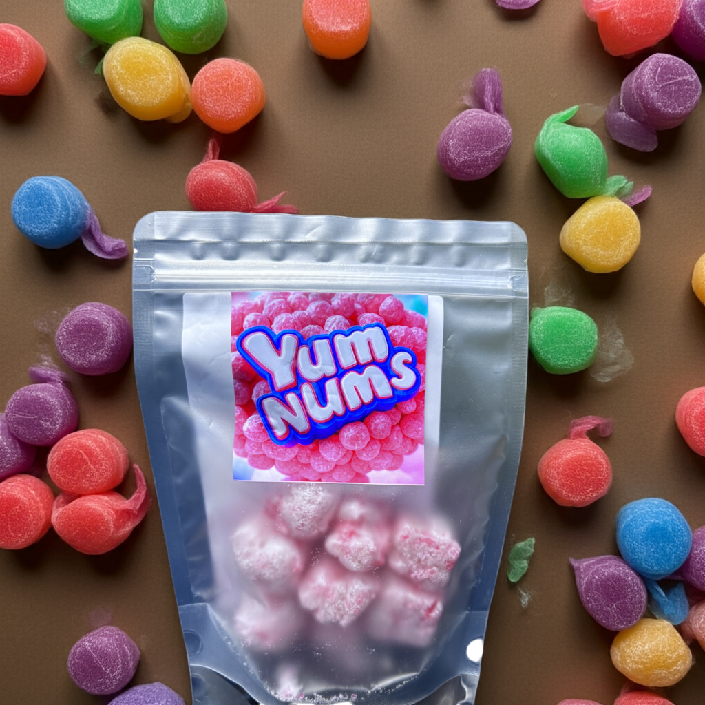 Sour YumNums – Handcrafted Freeze-Dried Sour Candy with a Crunch!
