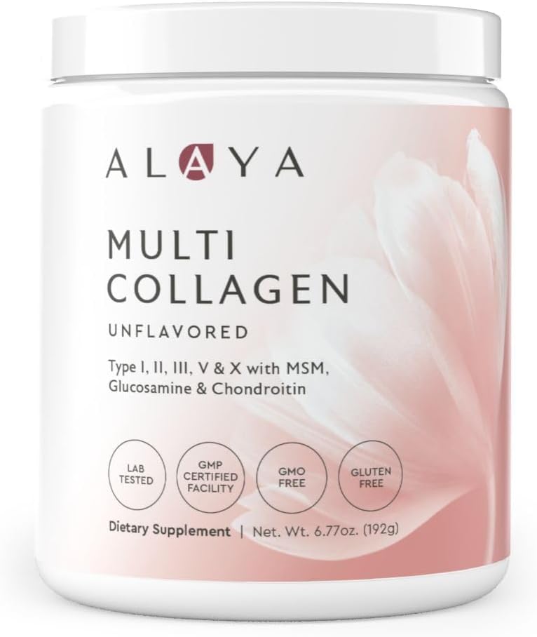 Alaya Multi Collagen Unflavored Powder - (20 Serving)