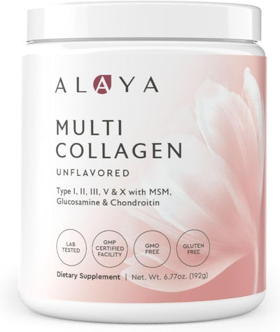 Alaya Multi Collagen Unflavored Powder - (20 Serving)