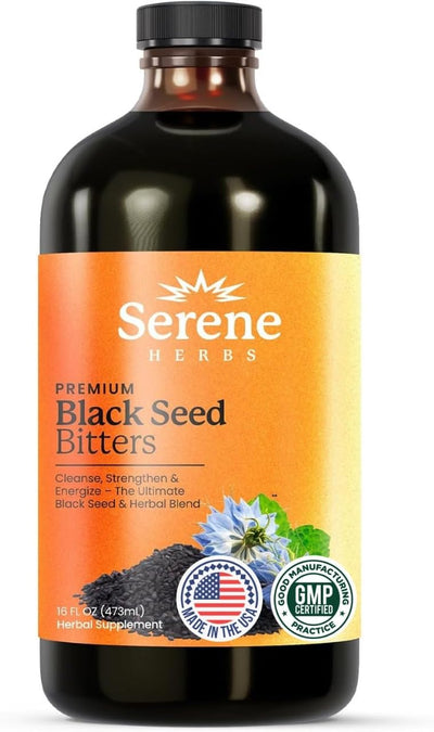 Serene Black Seed Bitters – 16 Oz