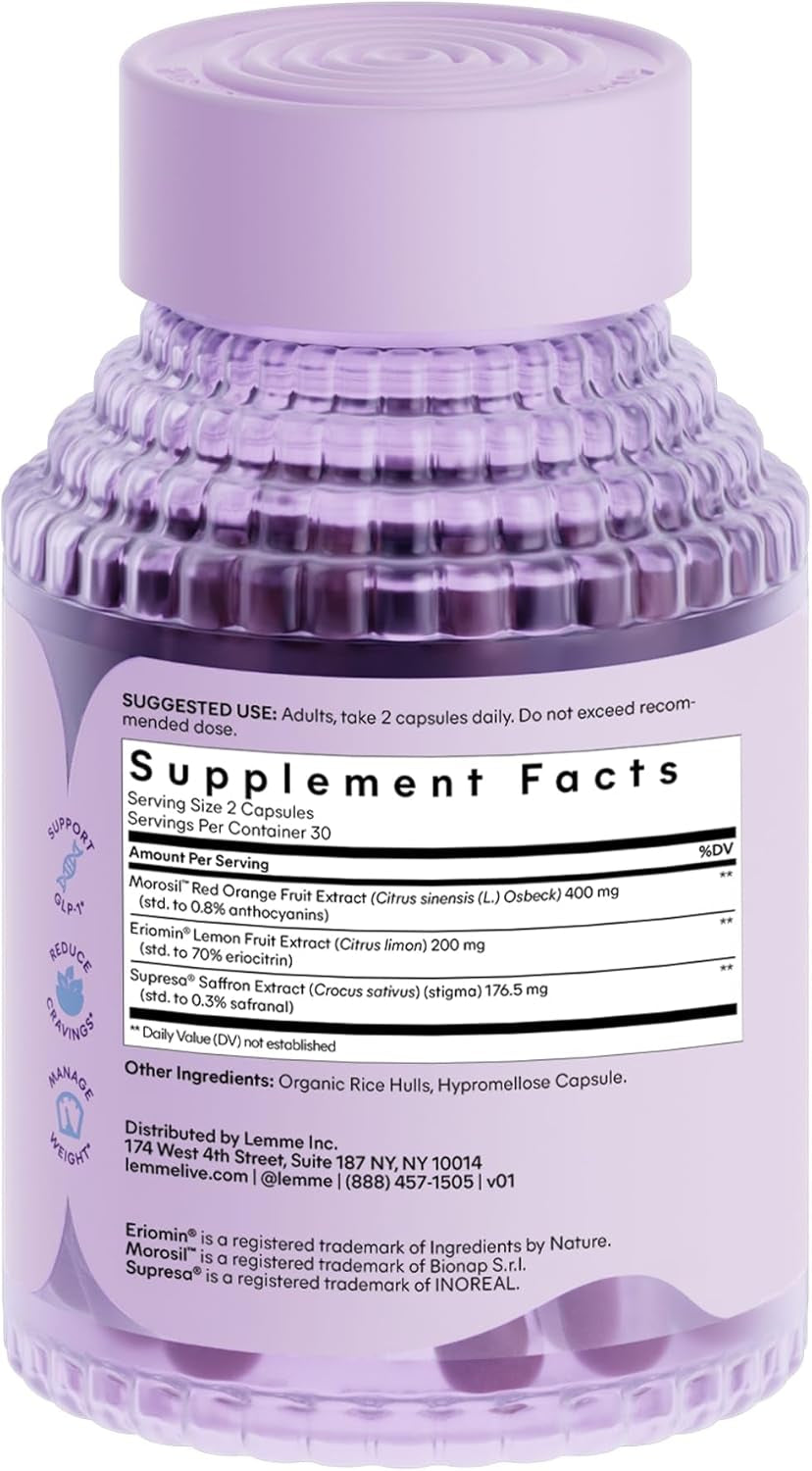 Lemme GLP-1 Daily - Boost GLP-1 Production - (60 Capsules)