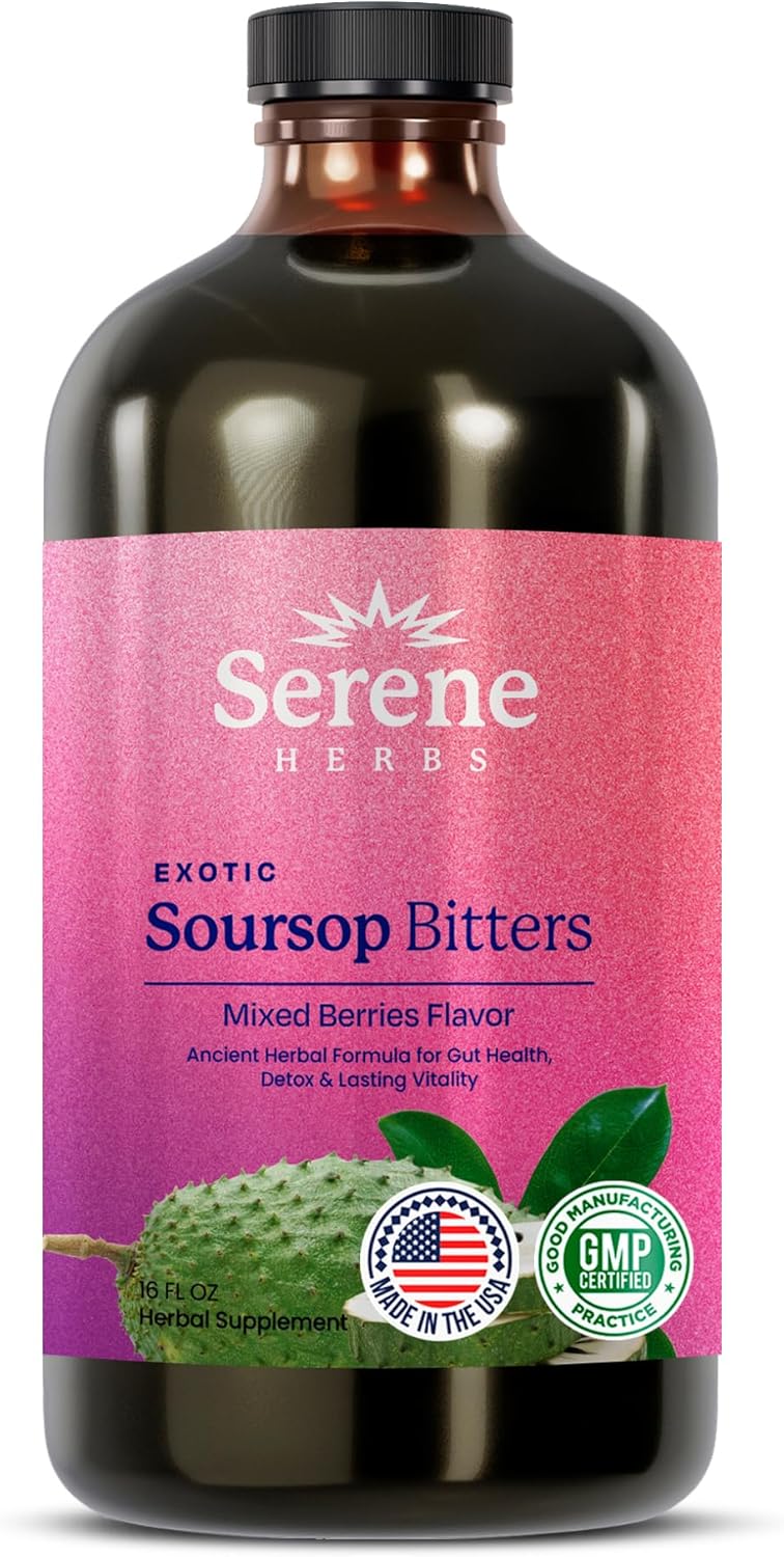 Serene Soursop Bitters Mixed Berry - 16 Fl Oz 
