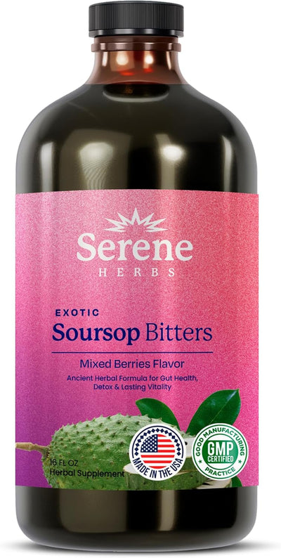 Serene Soursop Bitters Mixed Berry - 16 Fl Oz 