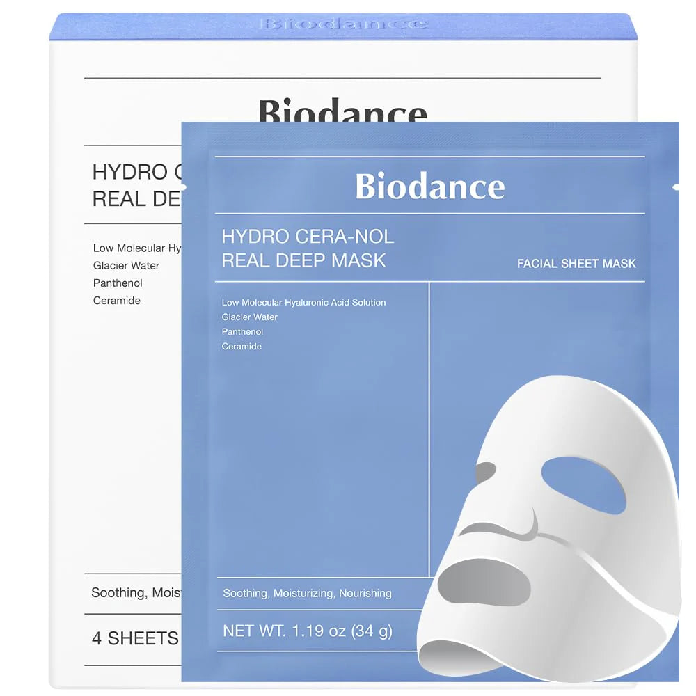 BIODANCE Hydro Cera-Nol Real Deep Mask 1.19Oz(34G) X 4