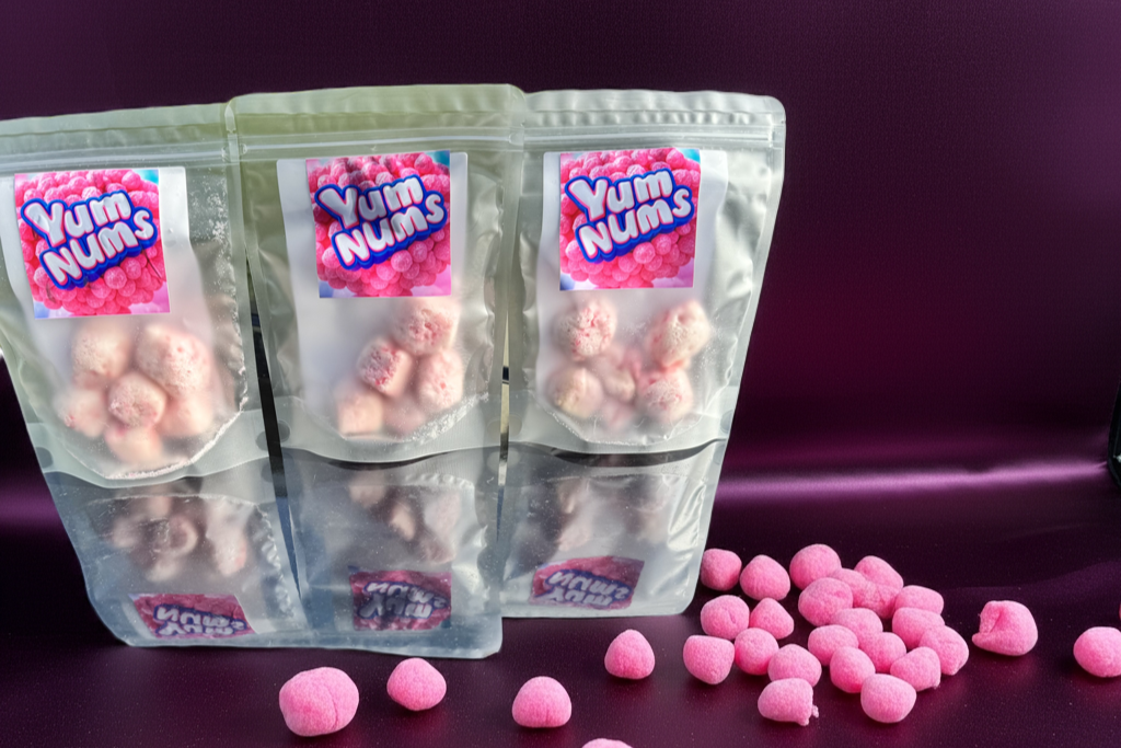 🍉 Watermelon YumNums Freeze-Dried Candy – 3-Pack of Crunchy, Juicy, Handcrafted Goodness