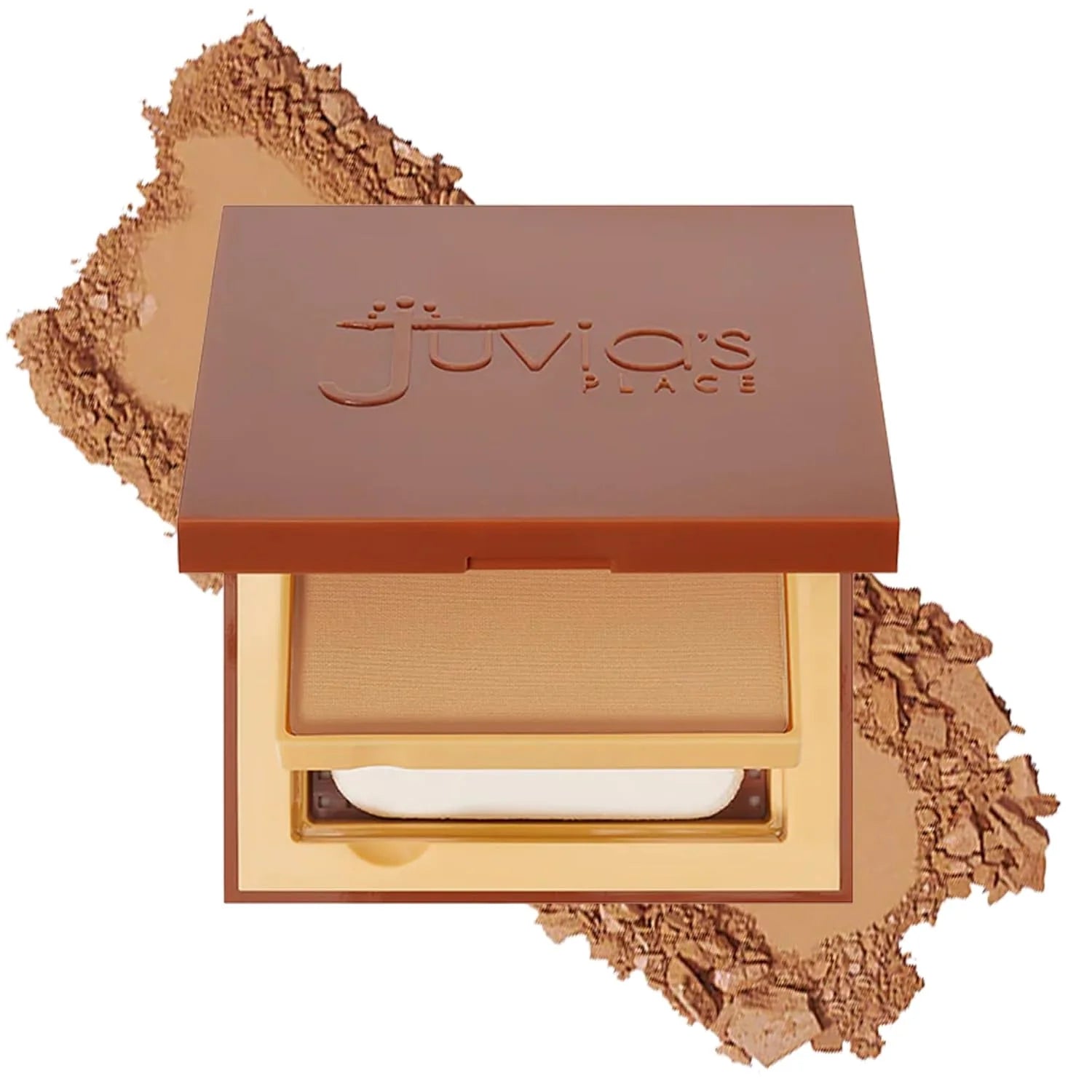 Juvia'S I Am Magic Powder Foundation T4 Cameroon - Face Makeup Professional Matte Clean Finish Powder