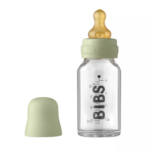 Bibs Baby Glass Bottle Complete Latex Set