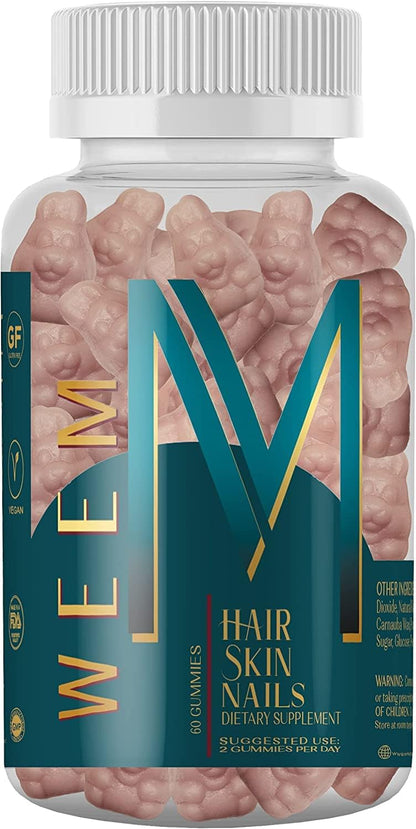 Weem Hair Skin and Nails Gummies - Supports Healthy Hair