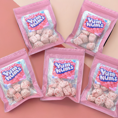 Watermelon YumNums Freeze-Dried Candy - 5 Bags of Juicy, Crunchy Delight